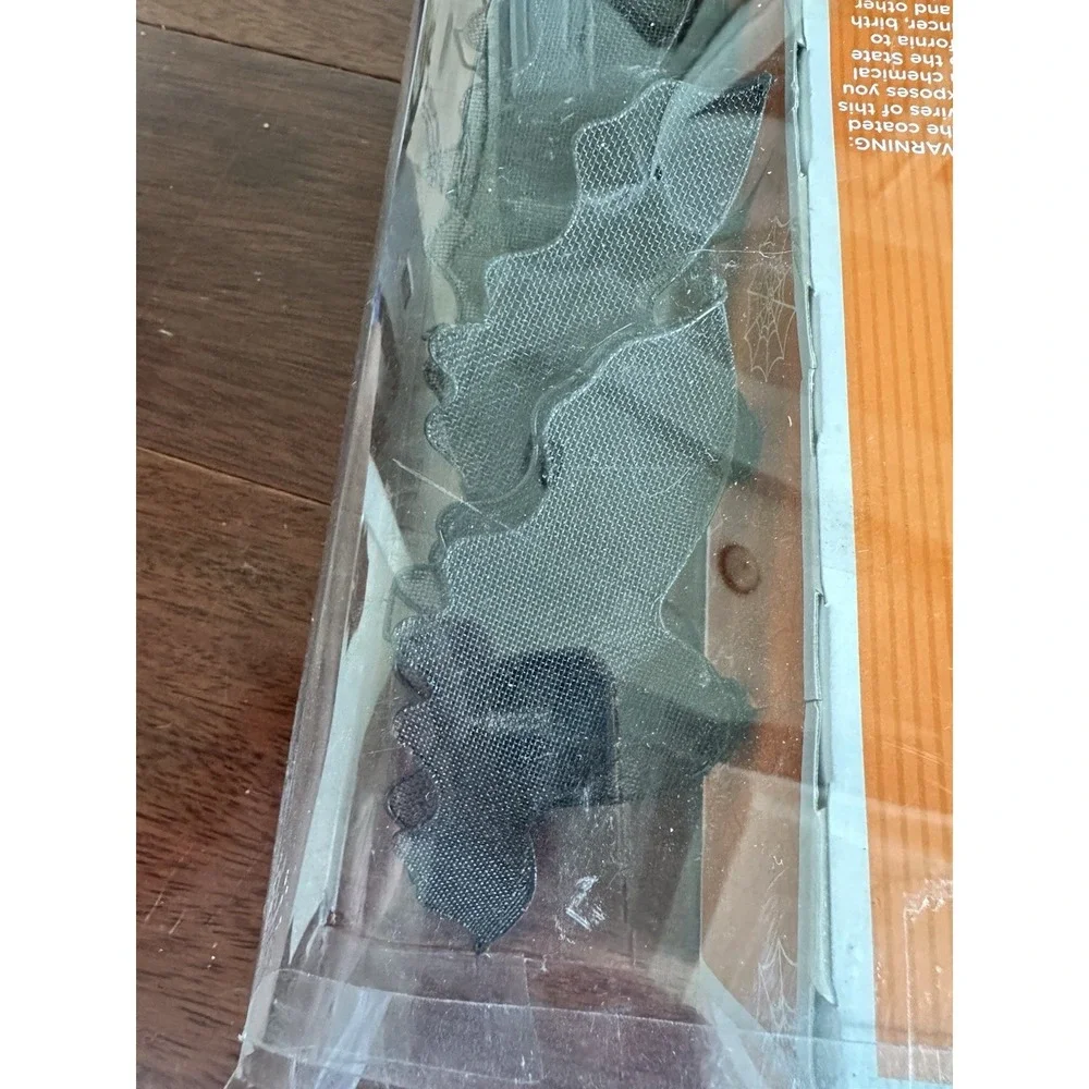 Target Bat String Lights; Metal; 10 ct; Indoor Outdoor Use; NEW black Halloween - Picture 6 of 7